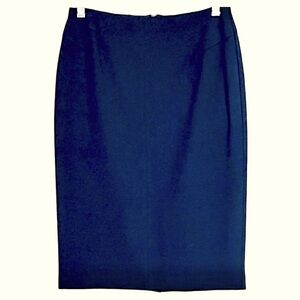 WHITE HOUSE BLACK MARKET Pencil Skirt Black Size 0 Beautiful Exposed Back Zip